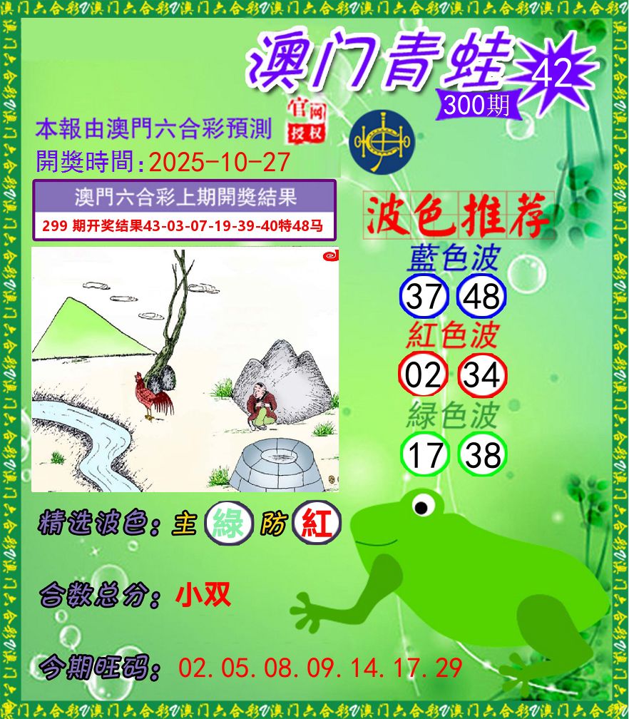 青蛙系列42 第300期