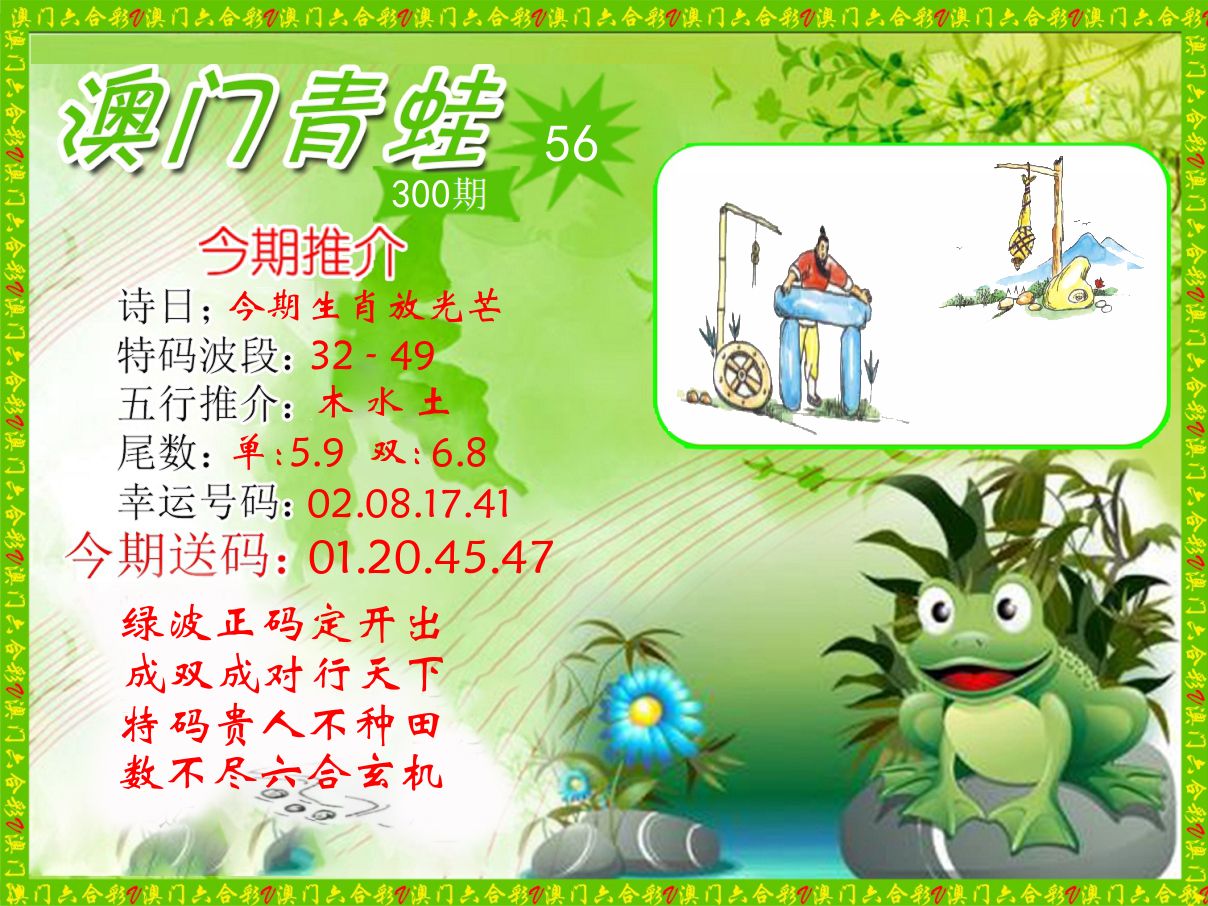 青蛙系列56 第300期