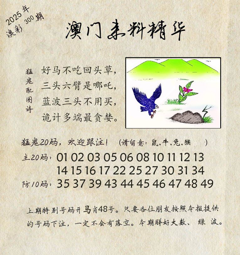 精华来料 第300期