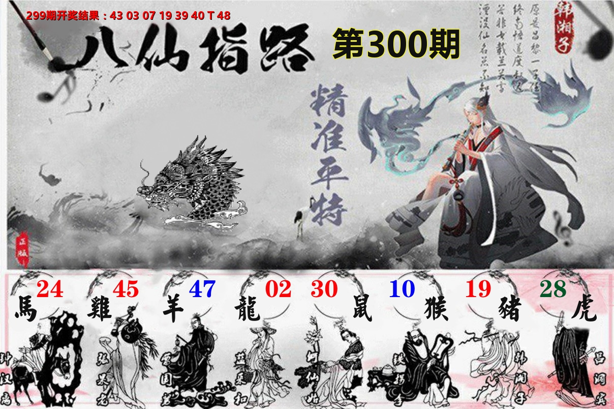 八仙指路 第300期
