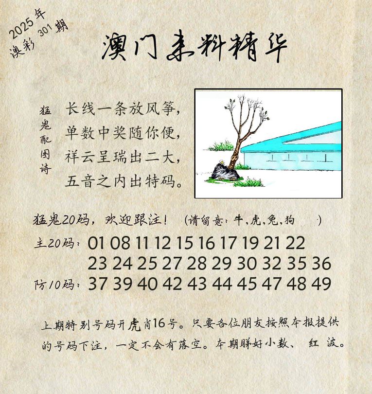 精华来料 第301期