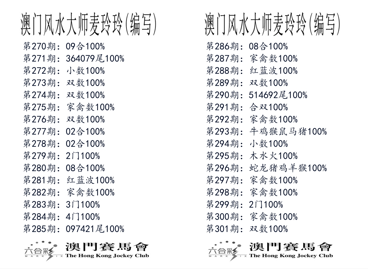 港麦大师 第301期