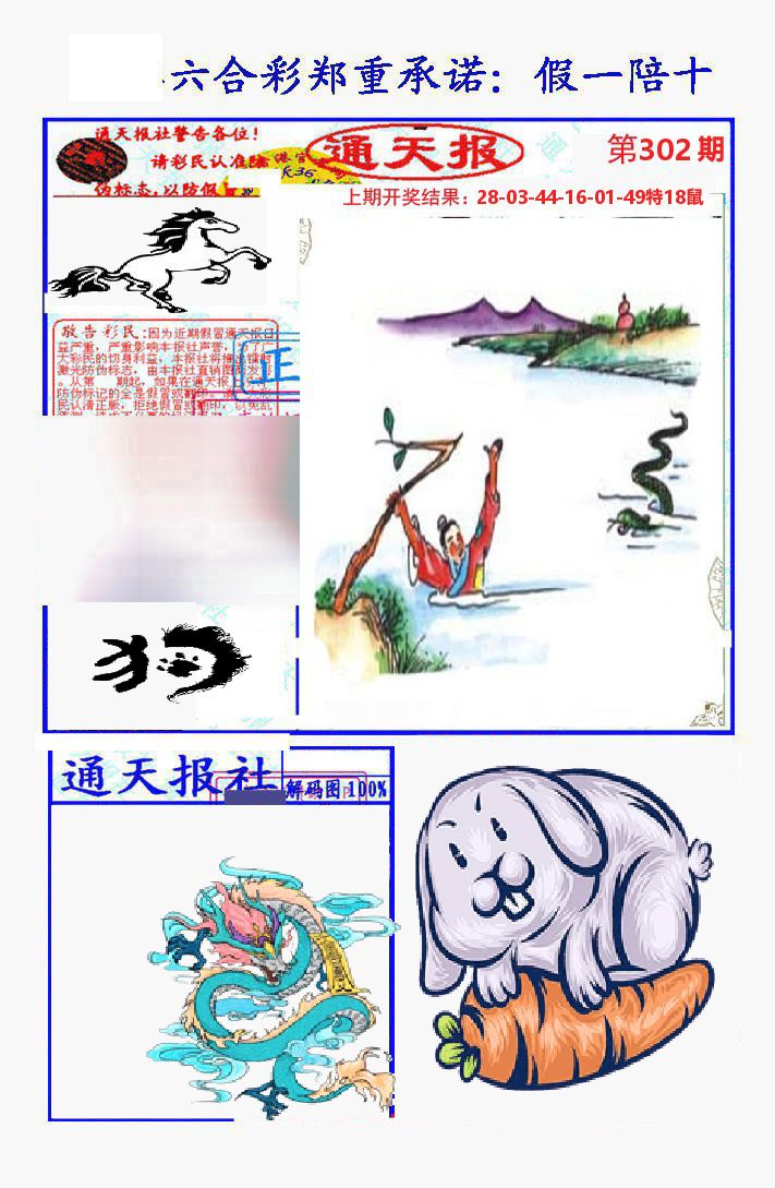 通天报 第302期