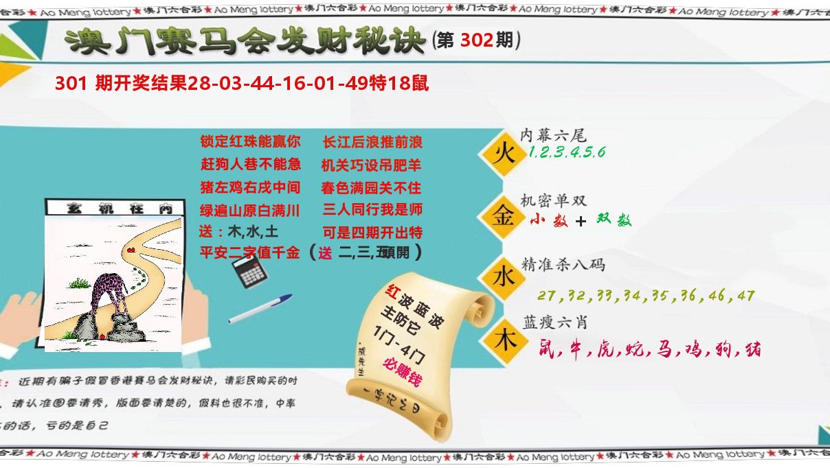 发财秘诀 第302期
