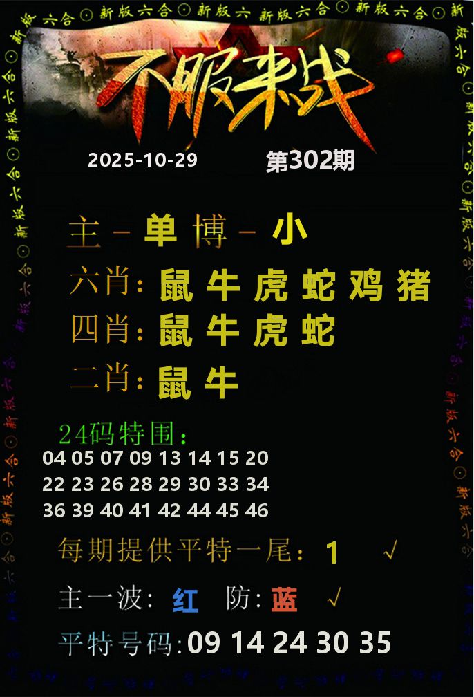 不服来战 第302期