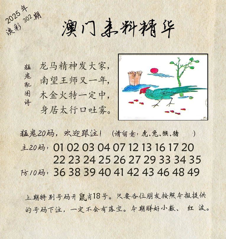 精华来料 第302期