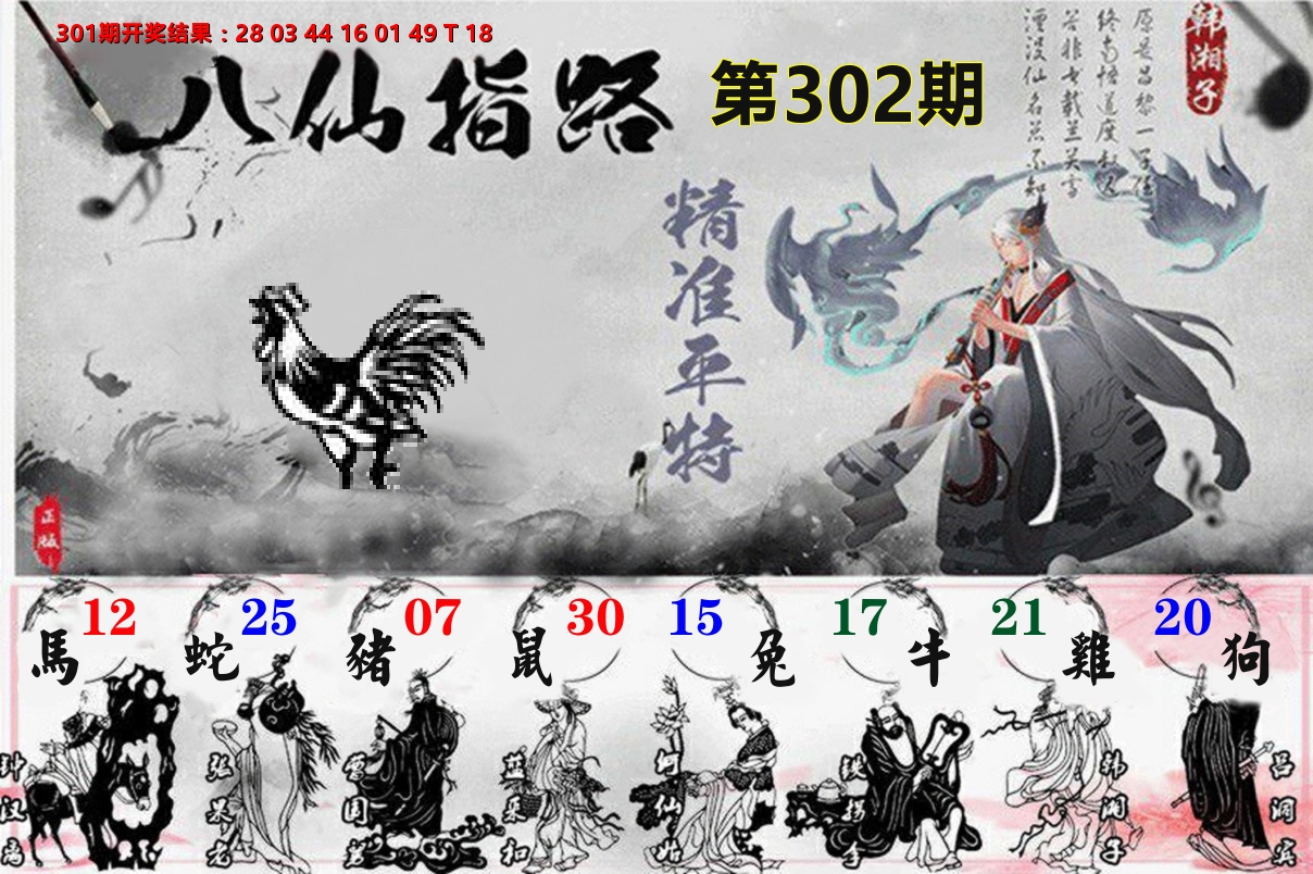 八仙指路 第302期