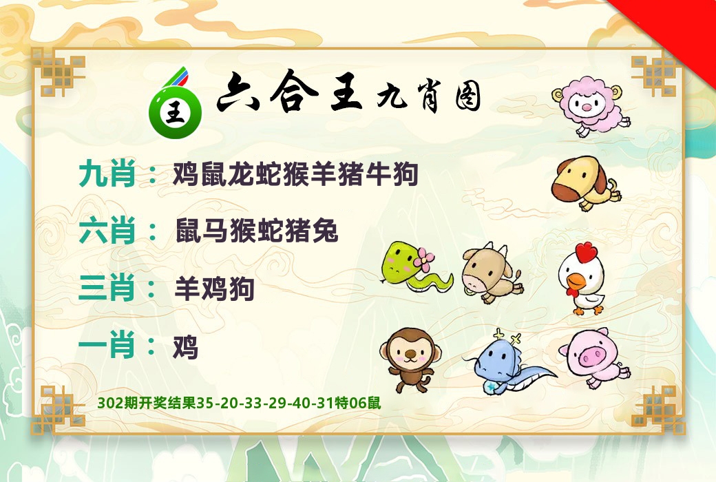 六合王九肖图 第303期