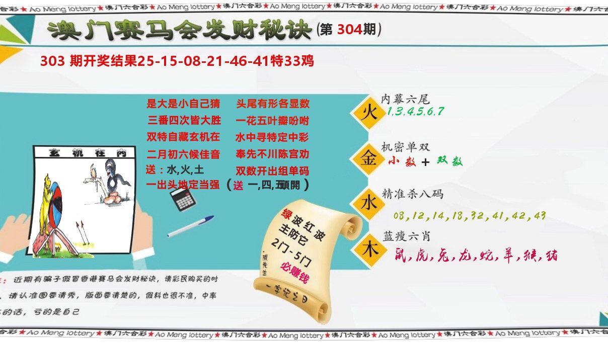 发财秘诀 第304期