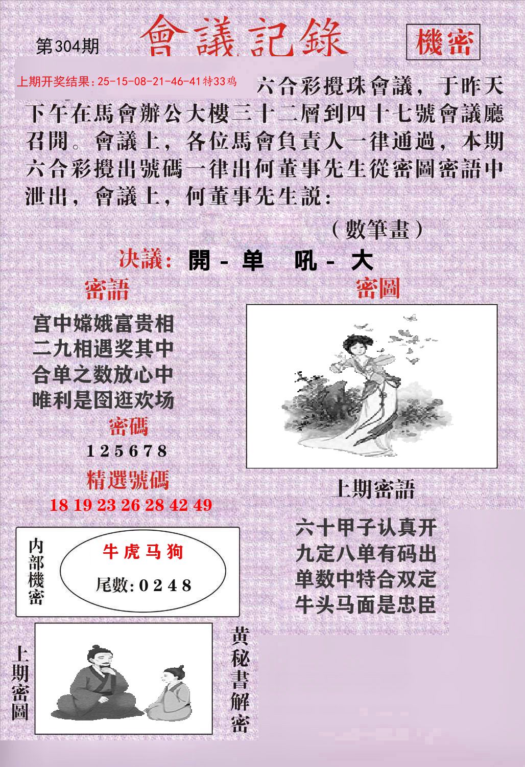 会议记录 第304期
