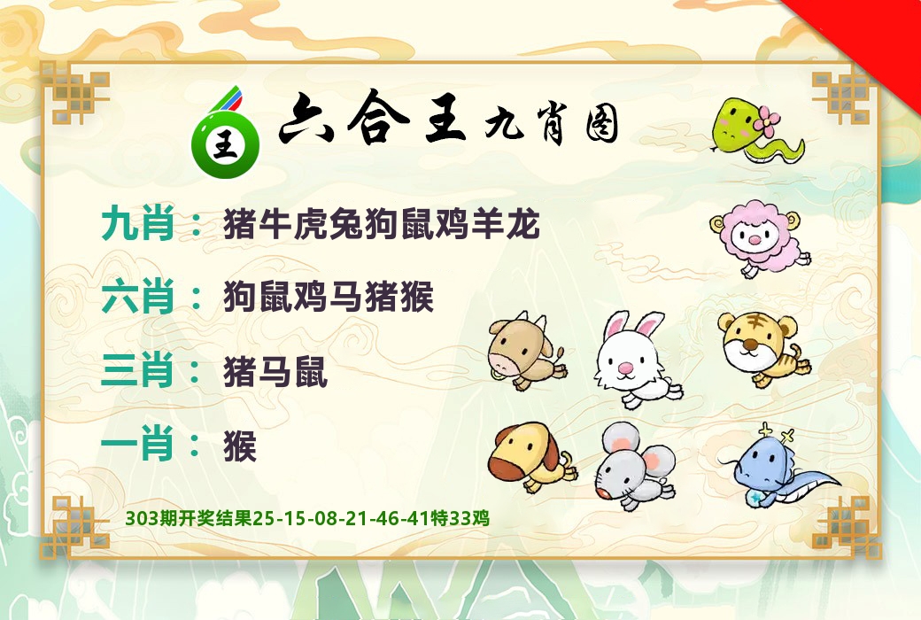 六合王九肖图 第304期
