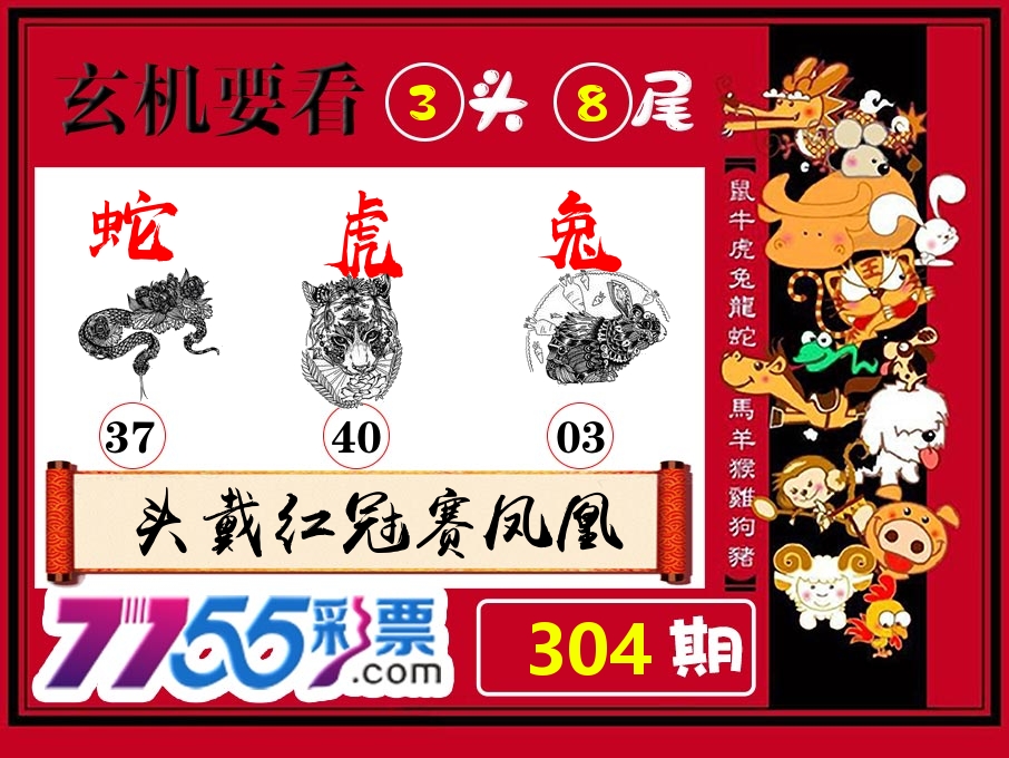 玄机要看 第304期