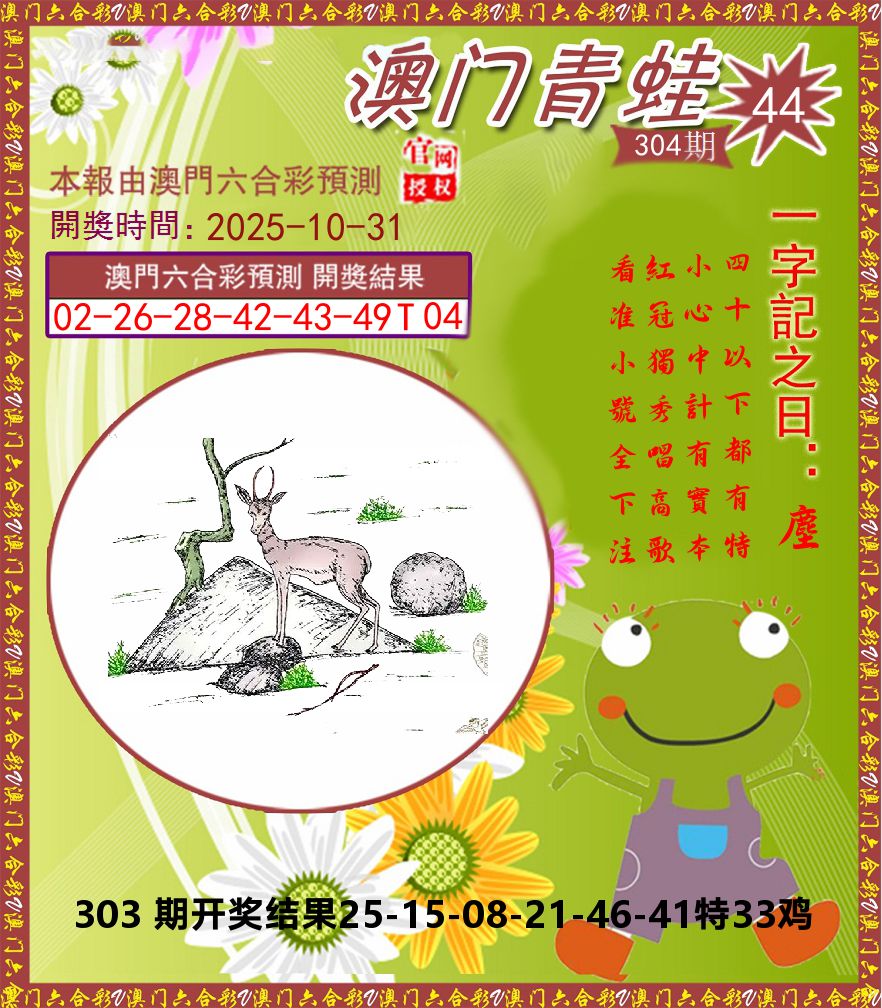 青蛙系列44 第304期