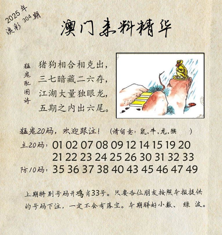 精华来料 第304期