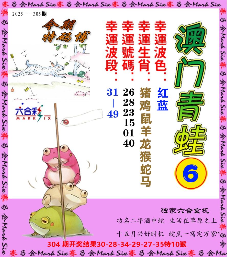 青蛙系列6 第305期