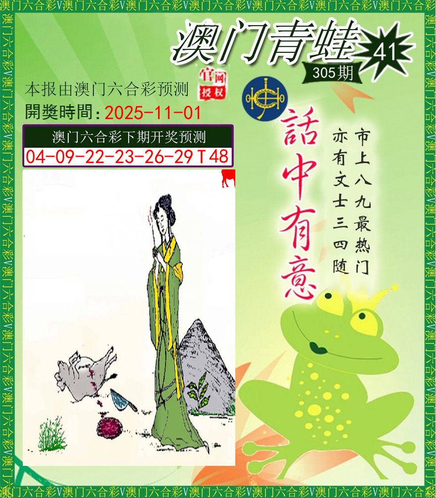 青蛙系列43 第305期