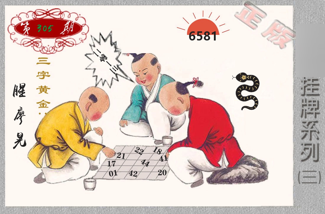 挂牌系列3 第305期