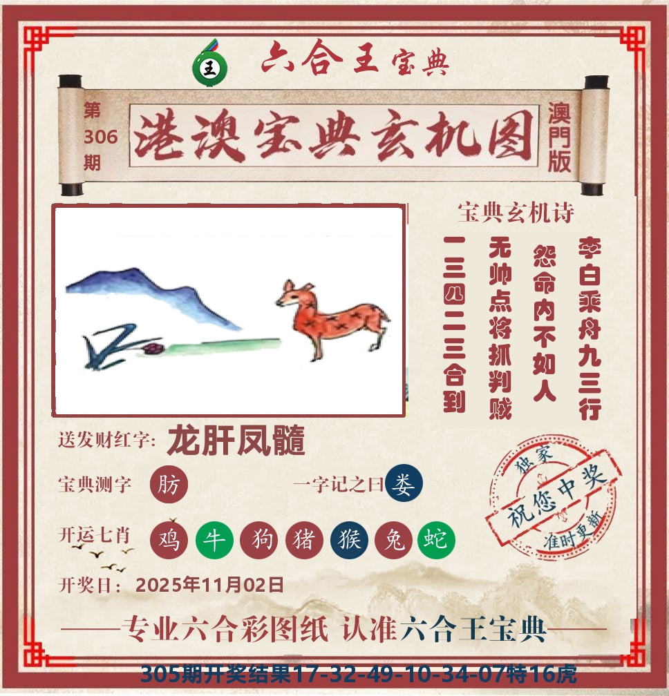 六合王宝典玄机 第306期