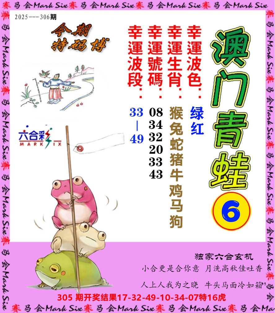 青蛙系列6 第306期