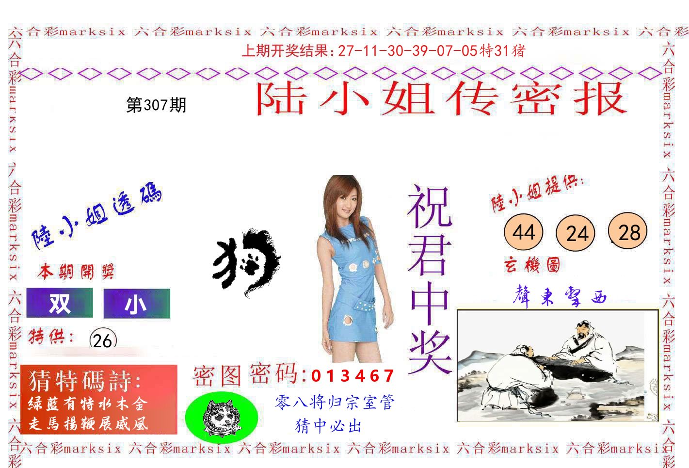 陆小姐密报 第307期