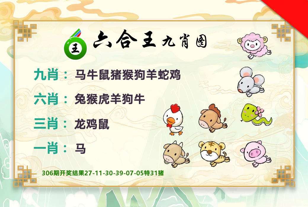 六合王九肖图 第307期