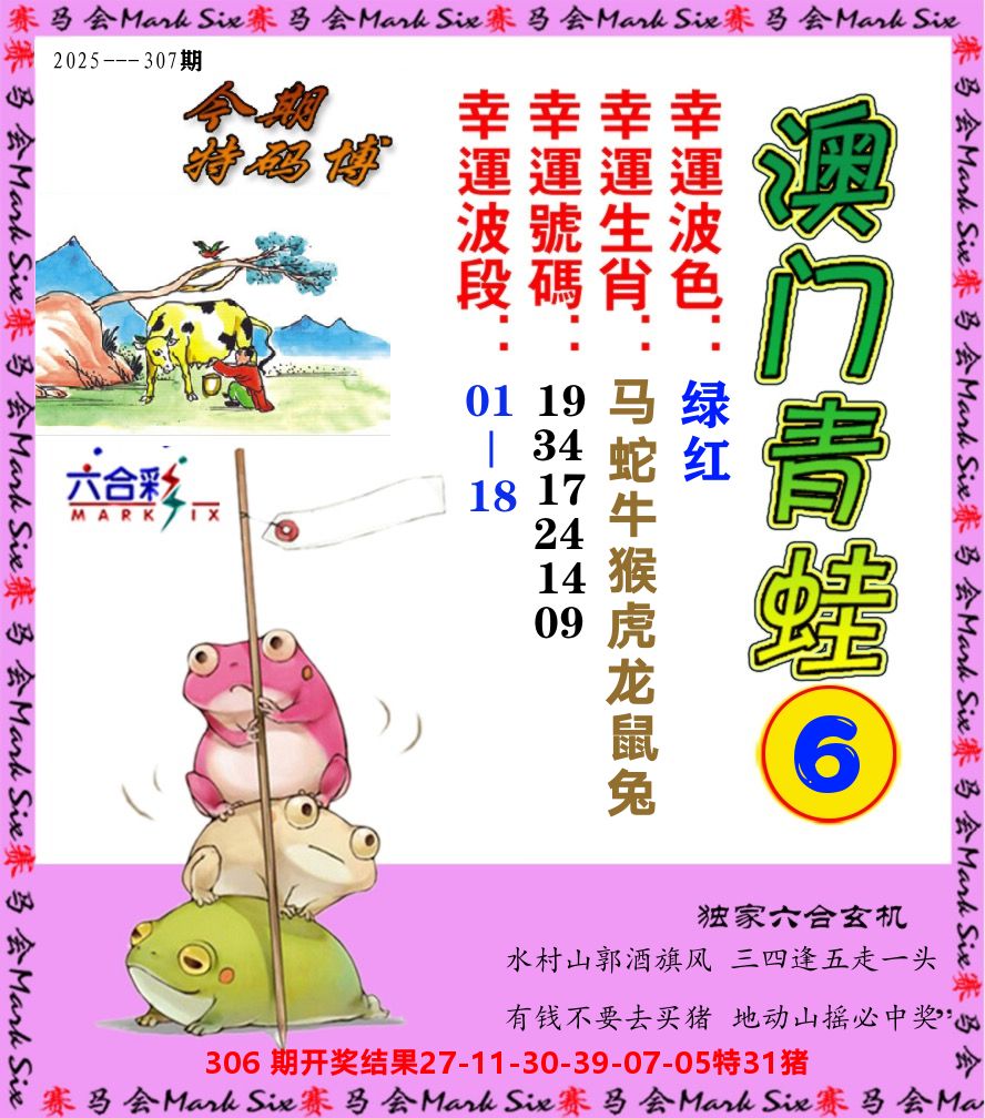 青蛙系列6 第307期