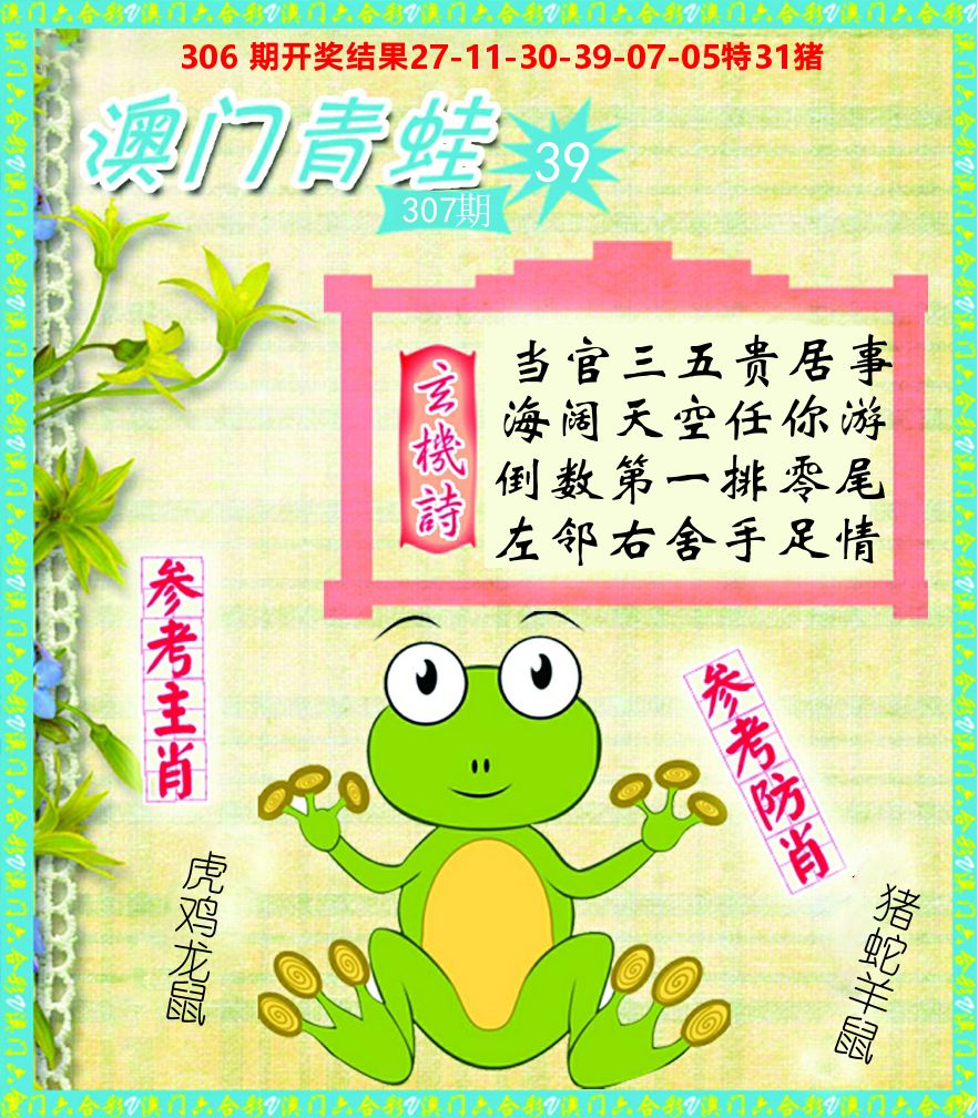 青蛙系列39 第307期