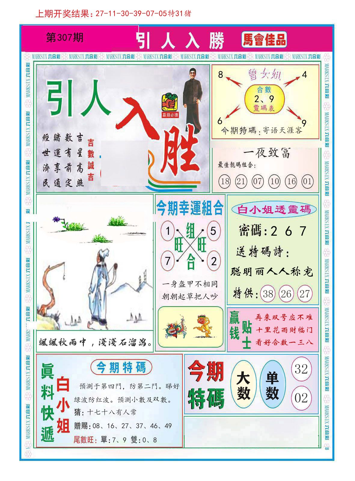 引人入胜 第307期
