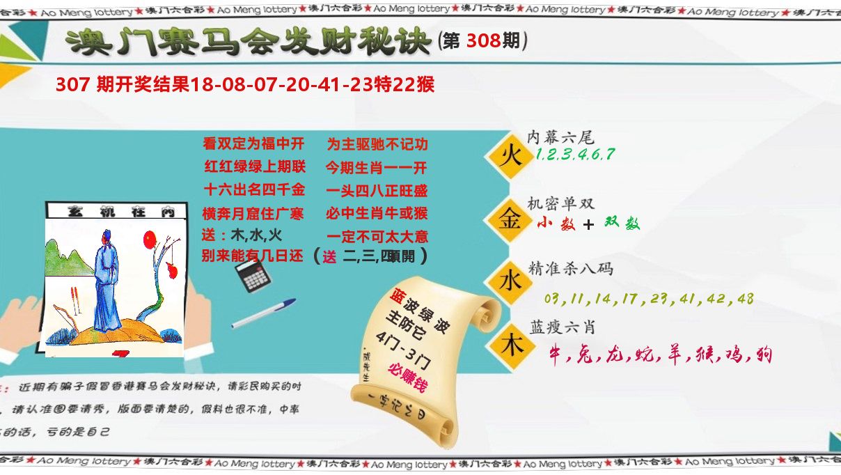 发财秘诀 第308期