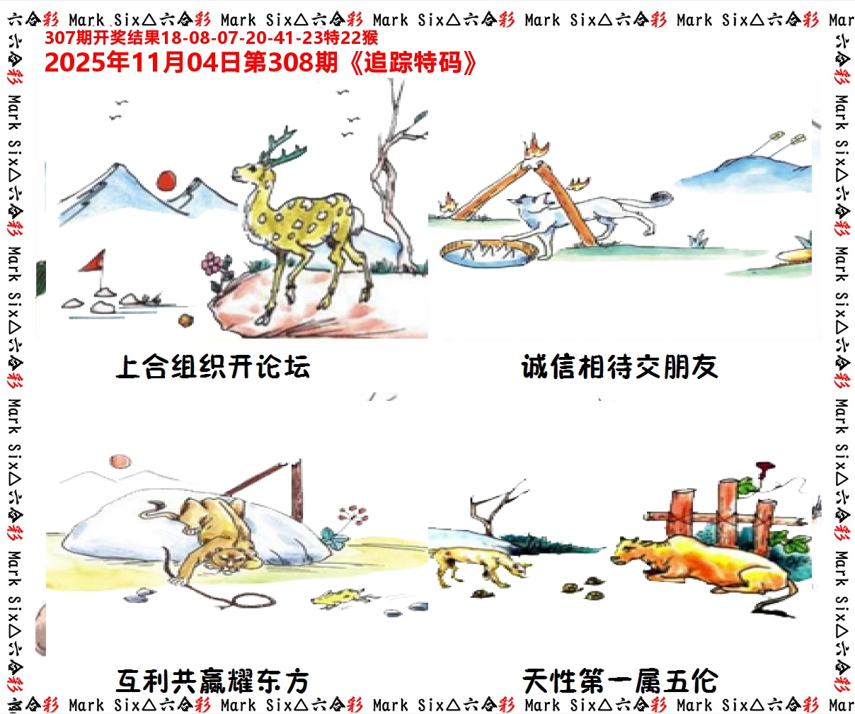 追踪特码 第308期