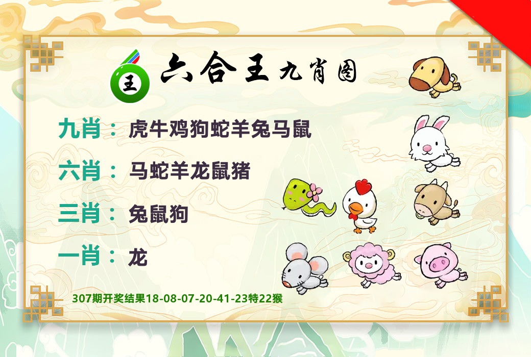 六合王九肖图 第308期