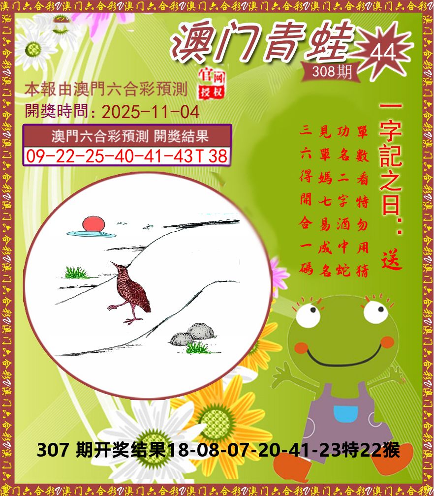 青蛙系列44 第308期