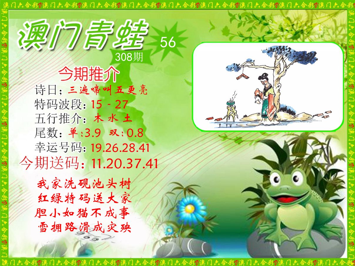 青蛙系列56 第308期