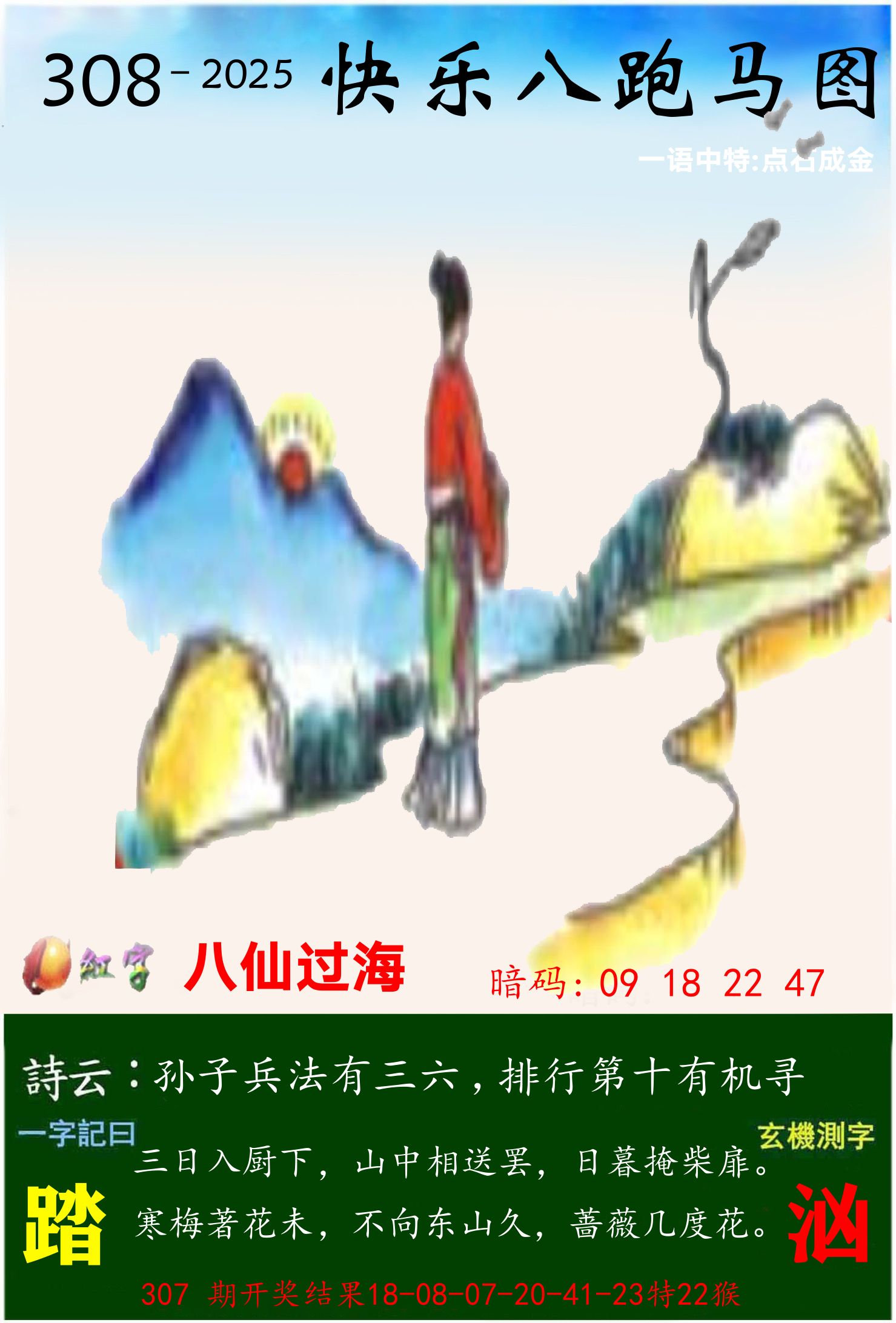 澳门跑马 第308期