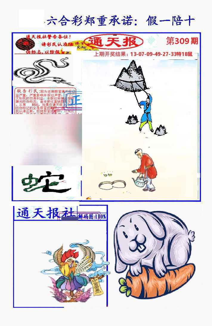 通天报 第309期