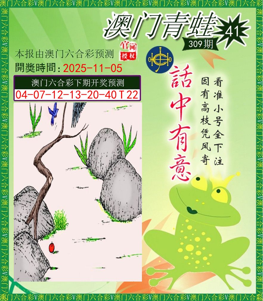青蛙系列43 第309期