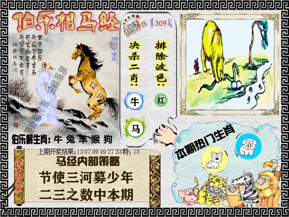 伯乐相马经 第309期