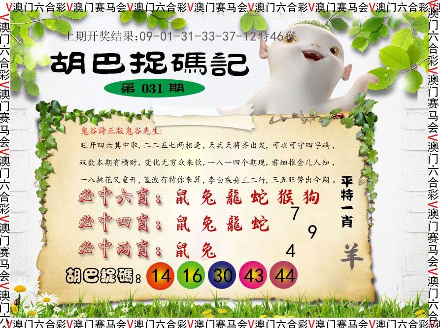 胡巴抓码记 第31期