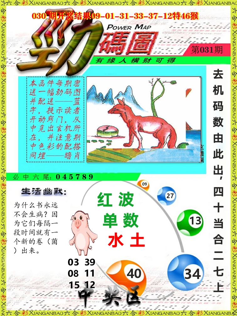 劲码图 第31期