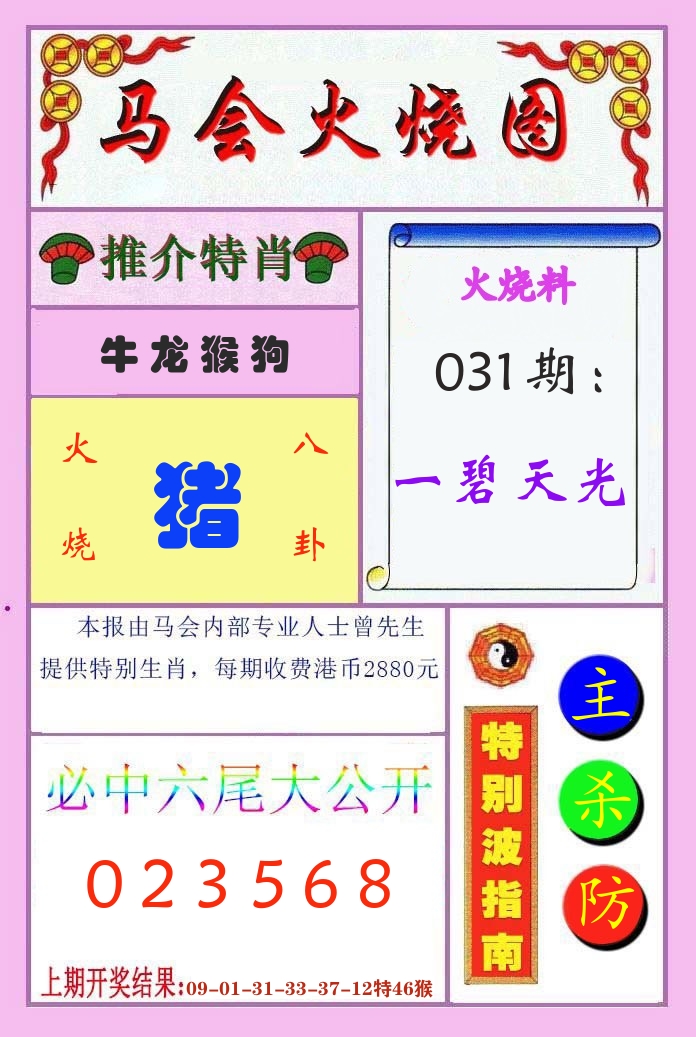 马会火烧图 第31期