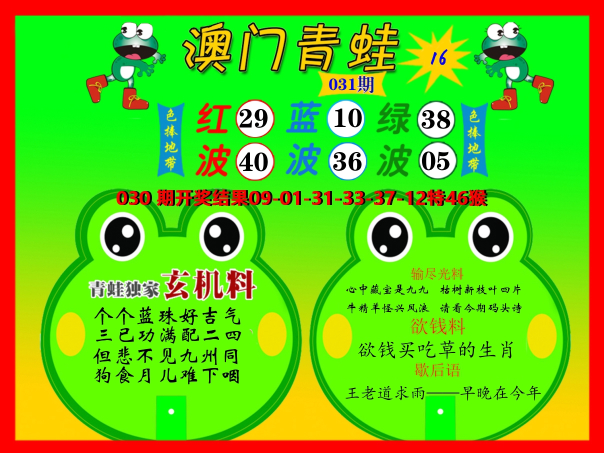 青蛙系列16 第31期