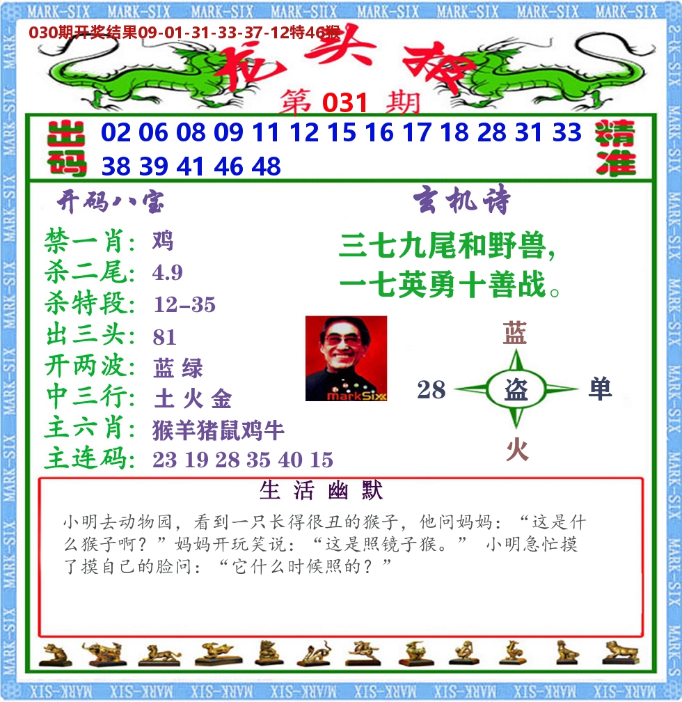 澳门龙头报 第31期