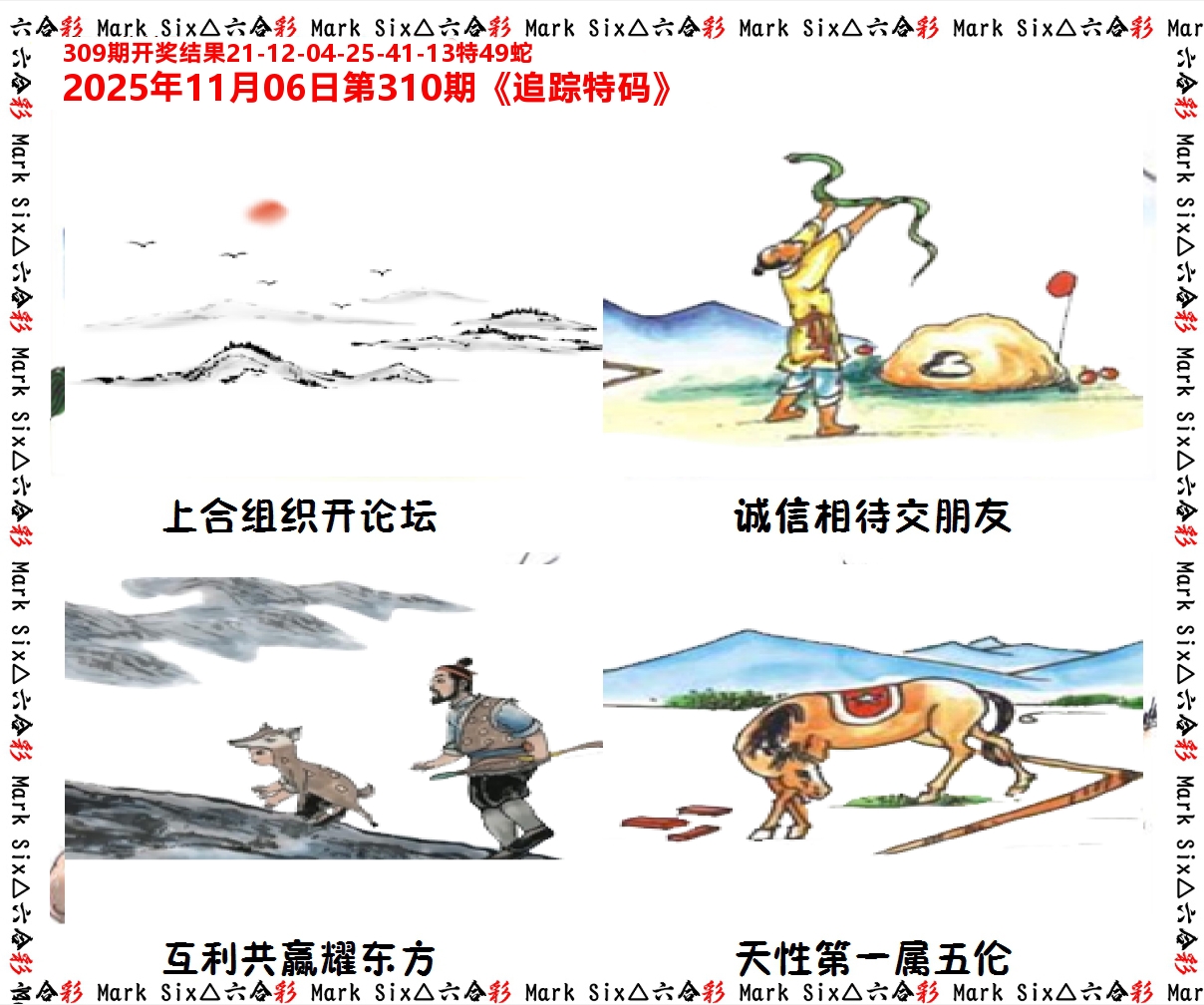 追踪特码 第310期