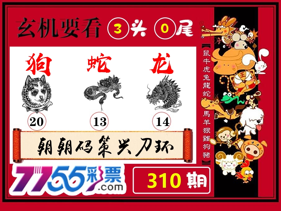 玄机要看 第310期