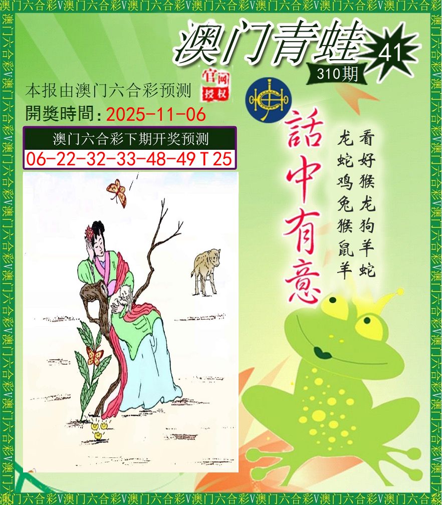 青蛙系列43 第310期