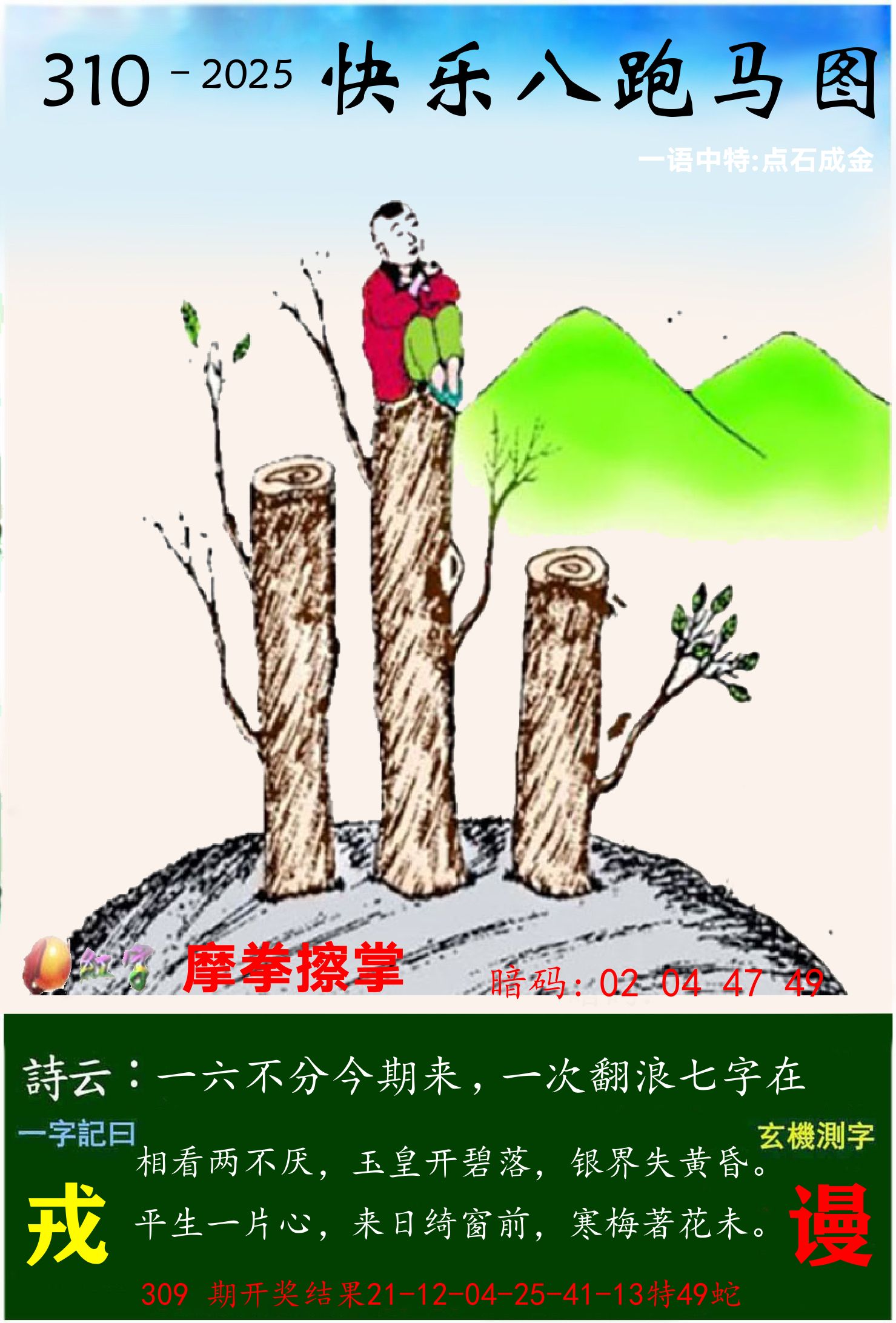 澳门跑马 第310期