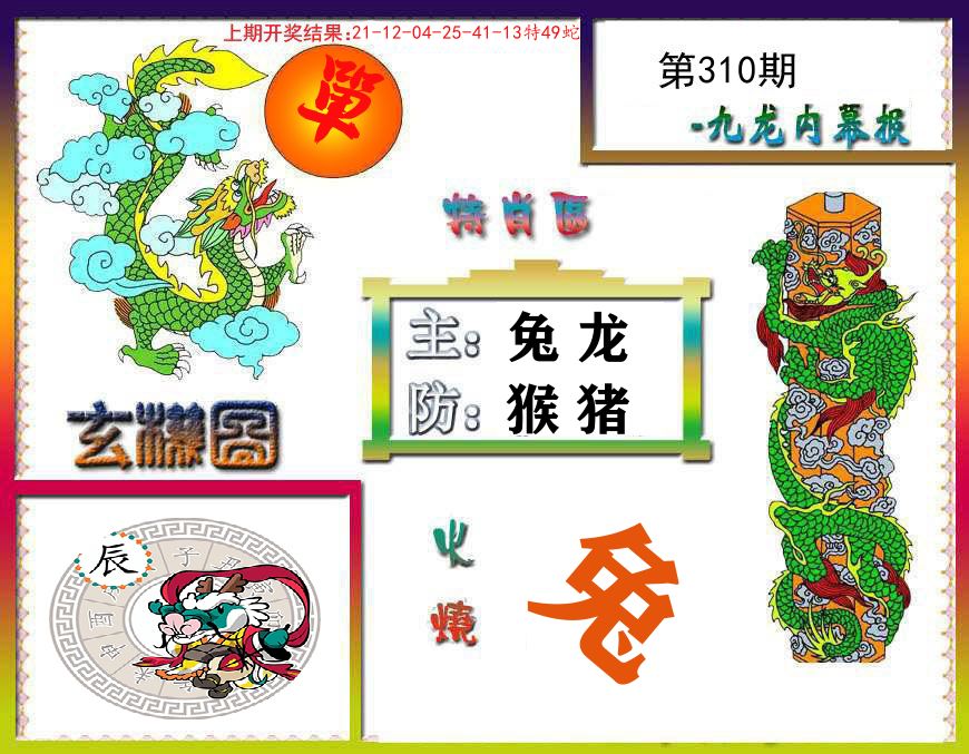 九龙内幕报 第310期