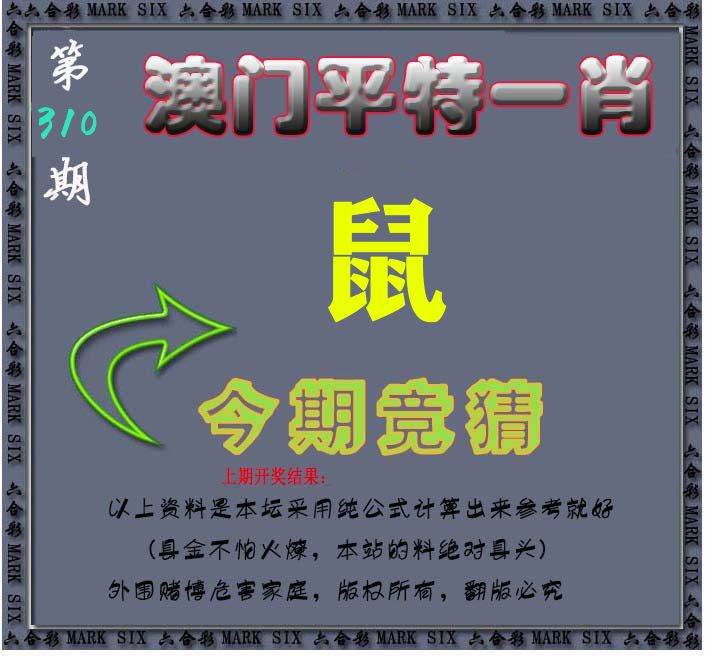 今期竞猜 第310期