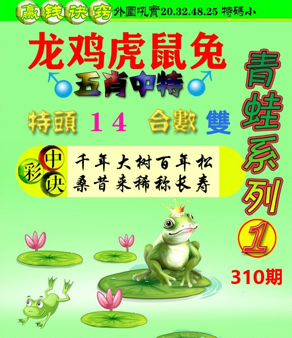青蛙彩图 第310期
