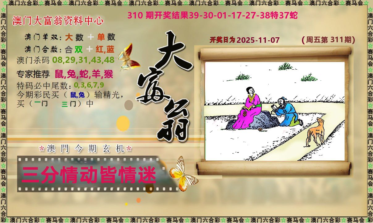 新大富翁 第311期